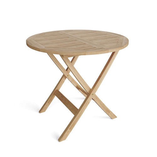 Windsor 31'' Round Picnic Folding Table - Anderson Teak