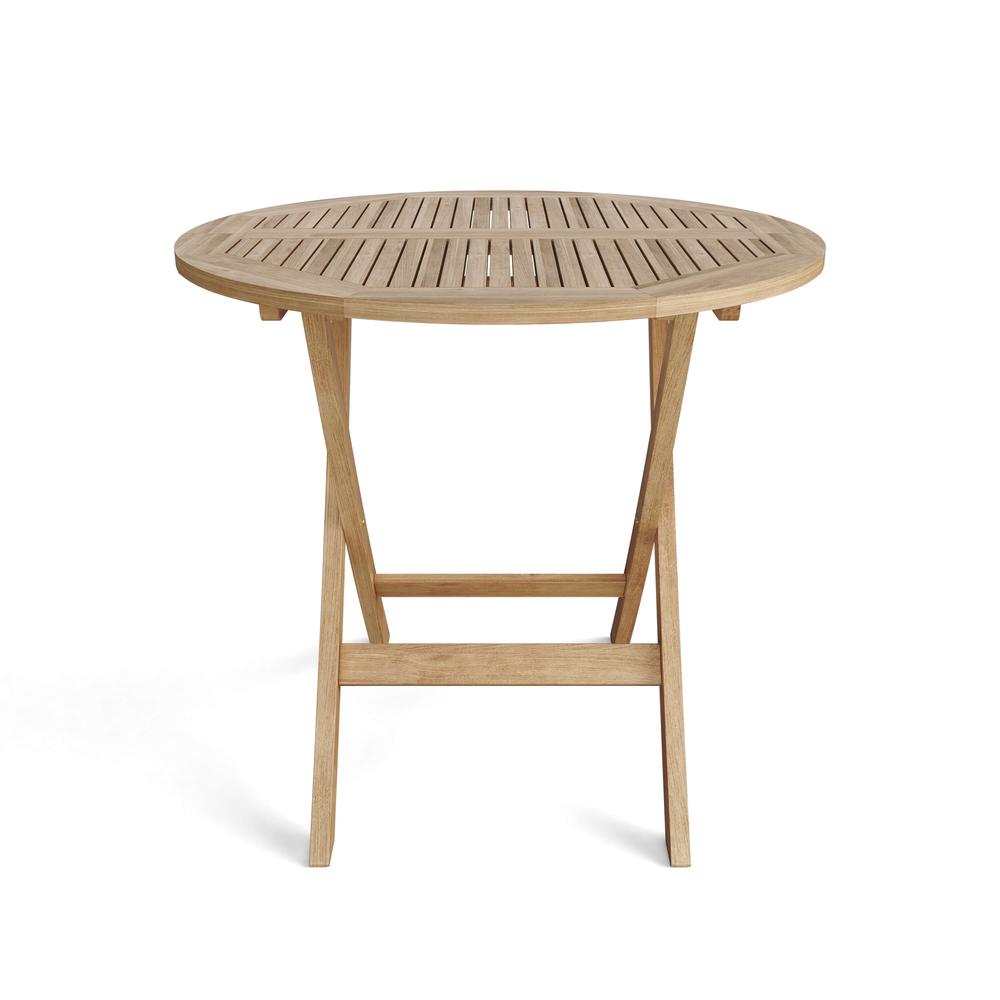 Windsor 31'' Round Picnic Folding Table - Anderson Teak