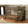 Kelcie Twin-Full Bunk Bed Dark Gray - KODIAK