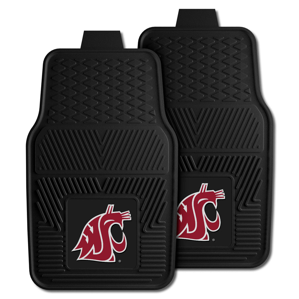 Fanmats - Washington State University 2-pc Vinyl Car Mat Set 17''x27''