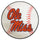 Fanmats - University of Mississippi (Ole Miss) Baseball Mat 27'' diameter