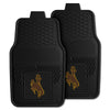 Fanmats - University of Wyoming 2-pc Vinyl Car Mat Set 17''x27''