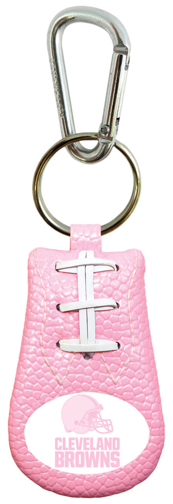 Cleveland Browns Keychain Football Pink CO - Gamewear
