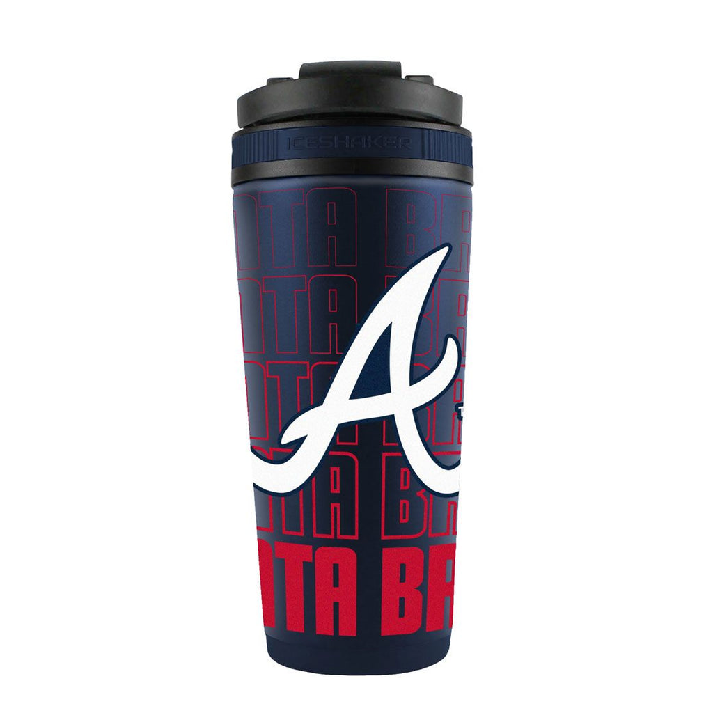 Atlanta Braves Ice Shaker 26oz Stainless Steel - Special Order - 9