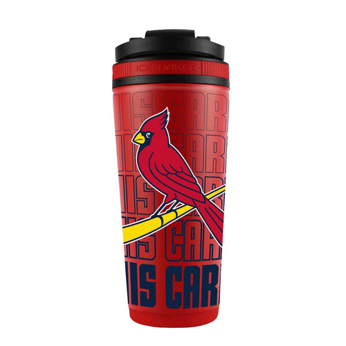 St. Louis Cardinals Ice Shaker 26oz Stainless Steel - Special Order - 9