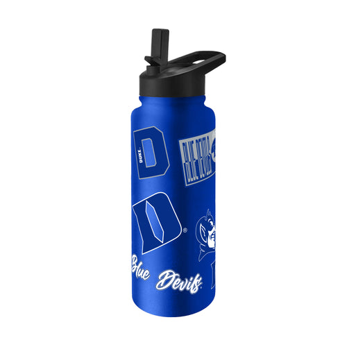 Duke Blue Devils Quencher Bottle 34oz Stainless Steel Dreamweave - Logo Brands