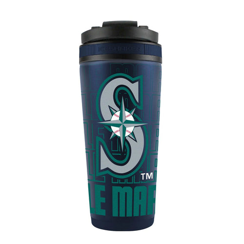 Seattle Mariners Ice Shaker 26oz Stainless Steel - Special Order - 9