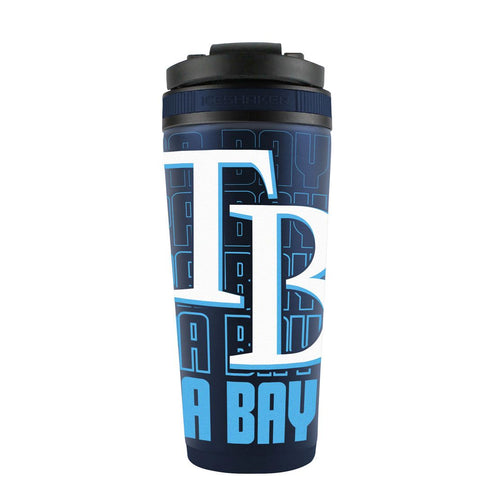 Tampa Bay Rays Ice Shaker 26oz Stainless Steel - Special Order - 9