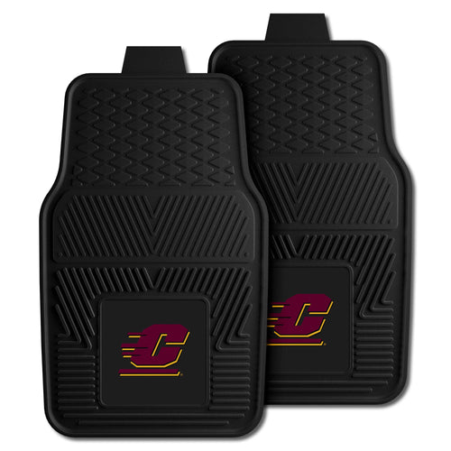 Fanmats - Central Michigan University 2-pc Vinyl Car Mat Set 17''x27''