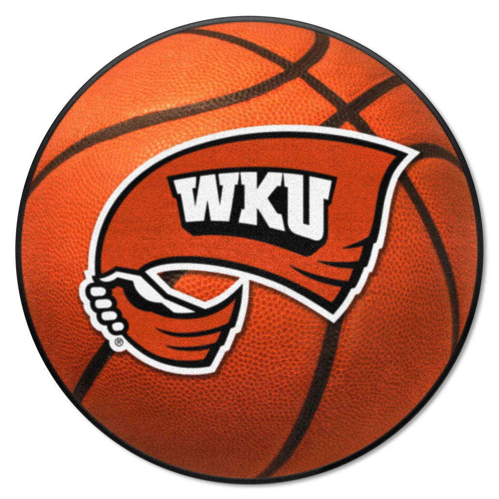 Fanmats - Western Kentucky University Basketball Mat 27'' diameter