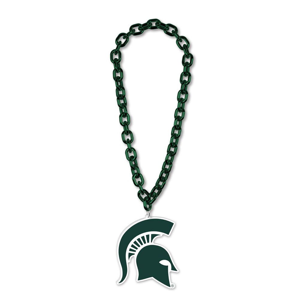Michigan State Spartans Necklace Big Fan Chain - Wincraft Fanatics