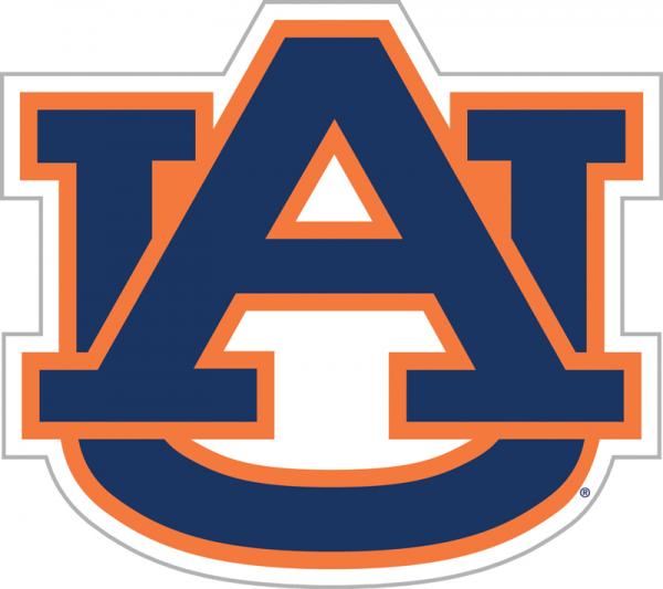 Auburn Tigers Magnet Car Style 12 Inch -
