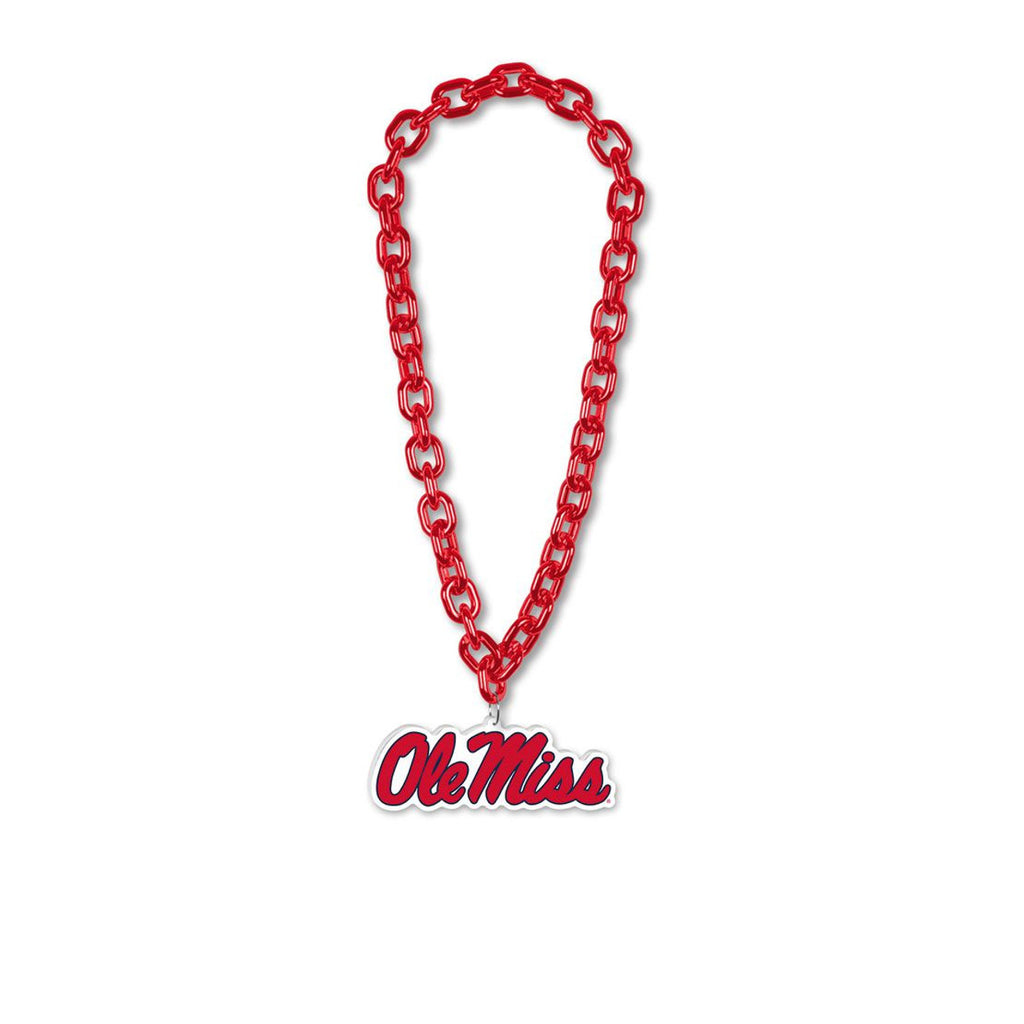 Mississippi Rebels Necklace Big Fan Chain - Wincraft Fanatics