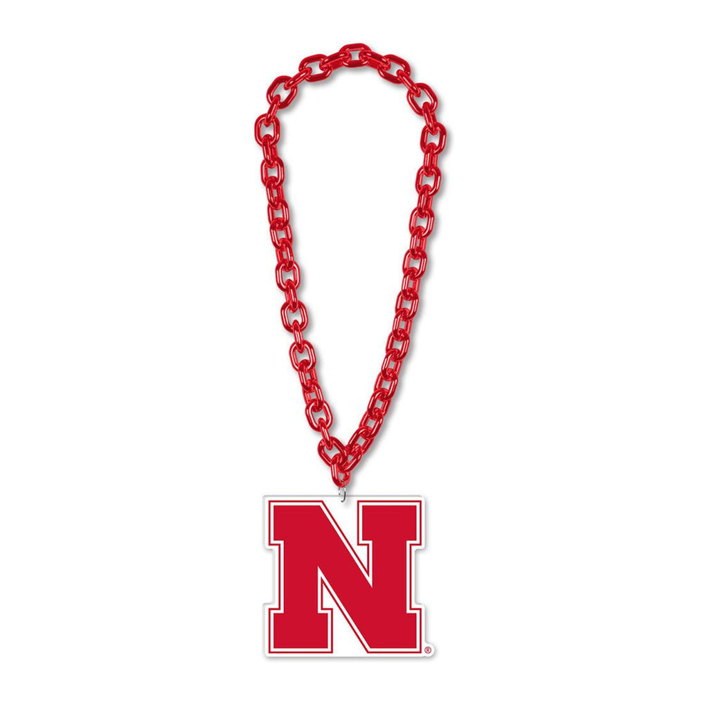 Nebraska Cornhuskers Necklace Big Fan Chain - Wincraft Fanatics