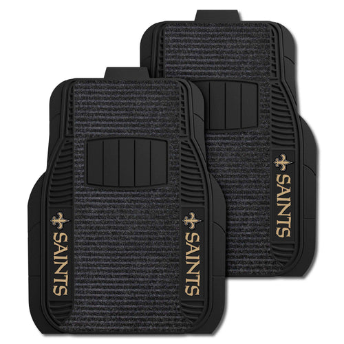 Fanmats - NFL - New Orleans Saints 2-pc Deluxe Car Mat Set 21''x27''