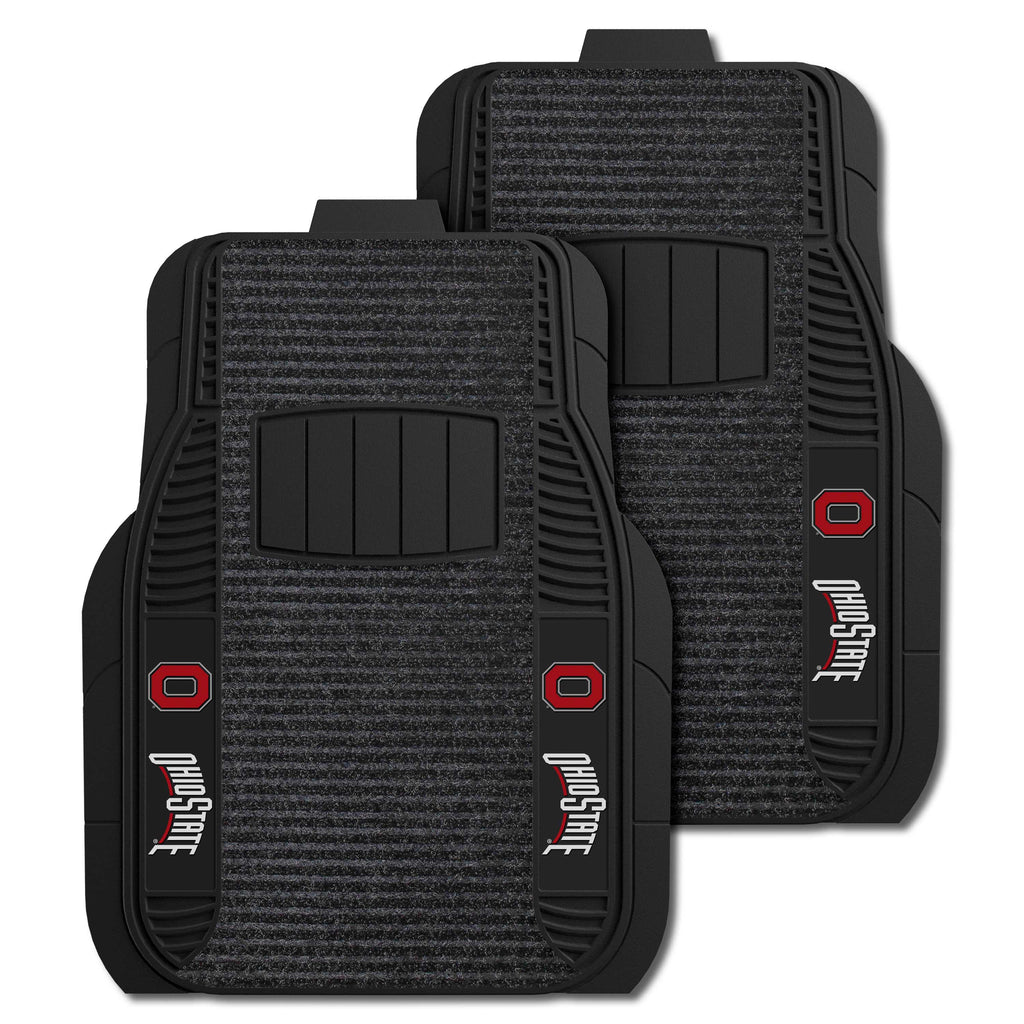 Fanmats - Ohio State University 2-pc Deluxe Car Mat Set 21''x27''