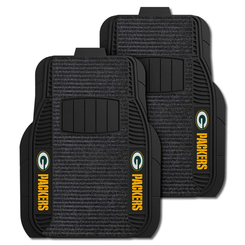 Fanmats - NFL - Green Bay Packers 2-pc Deluxe Car Mat Set 21''x27''