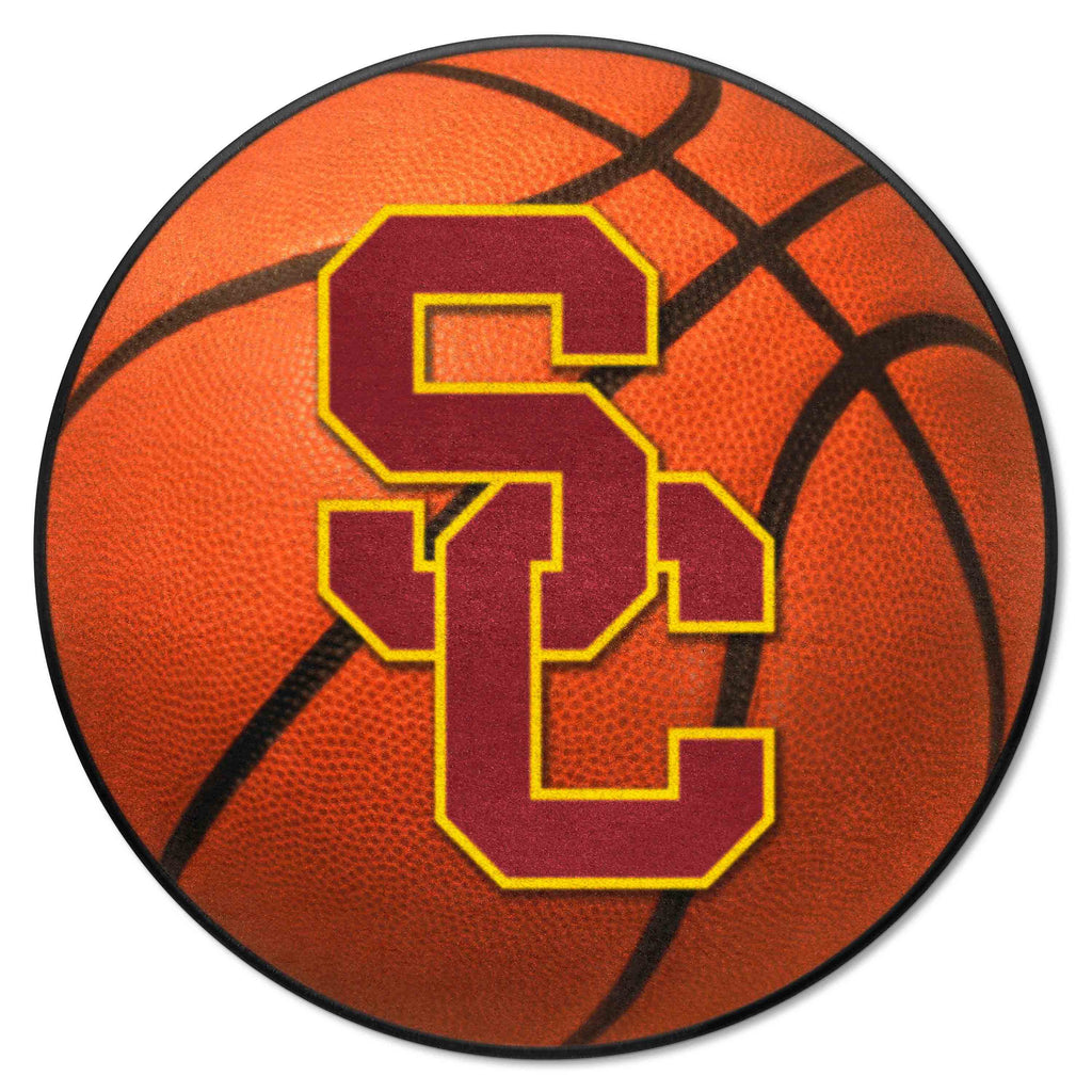 Fanmats - University of Southern California Basketball Mat 27'' diameter