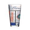Florida Gators Pint Glass 16oz Quilted Stained Boxed - Logo Brands
