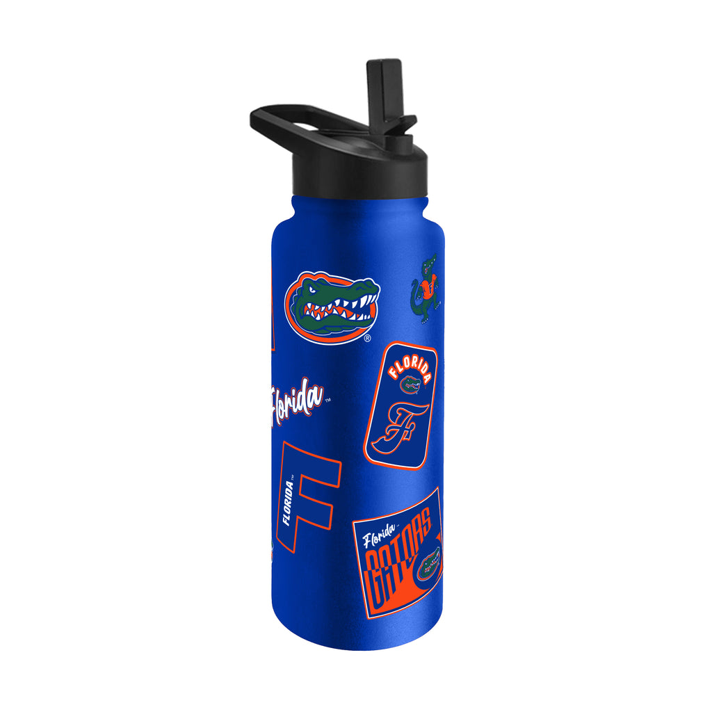 Florida Gators Quencher Bottle 34oz Stainless Steel Dreamweave - Logo Brands