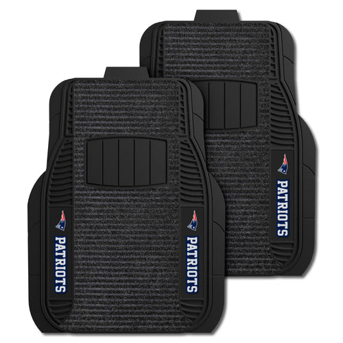 Fanmats - NFL - New England Patriots 2-pc Deluxe Car Mat Set 21''x27''