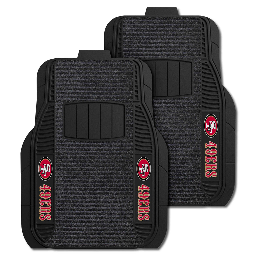 Fanmats - NFL - San Francisco 49ers 2-pc Deluxe Car Mat Set 21''x27''