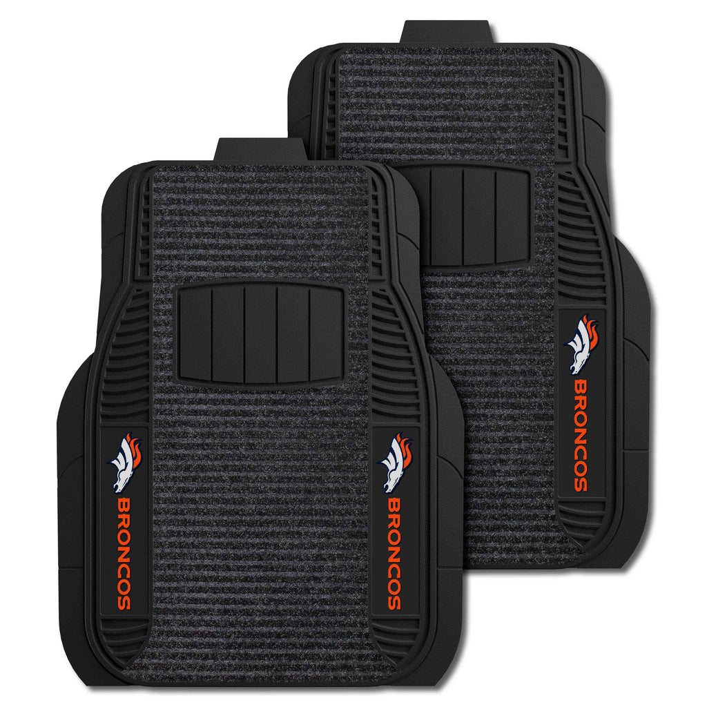 Fanmats - NFL - Denver Broncos 2-pc Deluxe Car Mat Set 21''x27''