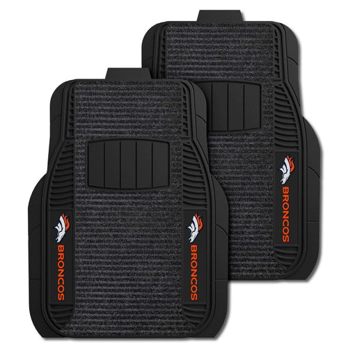 Fanmats - NFL - Denver Broncos 2-pc Deluxe Car Mat Set 21''x27''