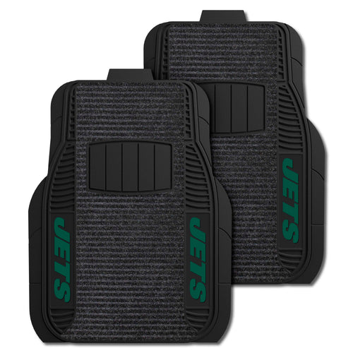 Fanmats - NFL - New York Jets 2-pc Deluxe Car Mat Set 21''x27''