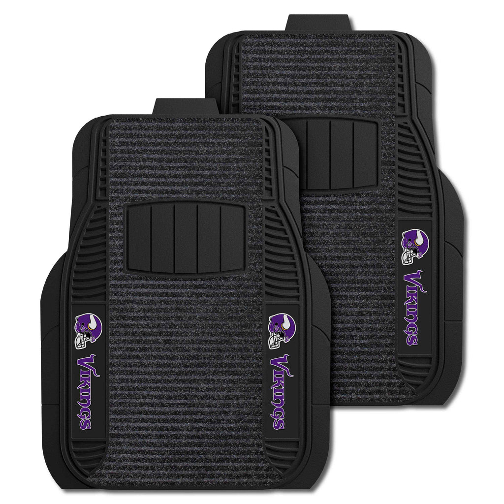 Fanmats - NFL - Minnesota Vikings 2-pc Deluxe Car Mat Set 21''x27''