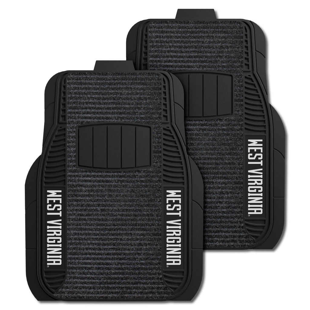 Fanmats - West Virginia University 2-pc Deluxe Car Mat Set 21''x27''