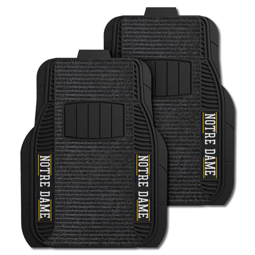 Fanmats - Notre Dame 2-pc Deluxe Car Mat Set 21''x27''