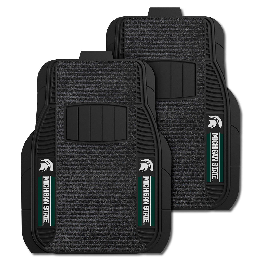 Fanmats - Michigan State University 2-pc Deluxe Car Mat Set 21''x27''