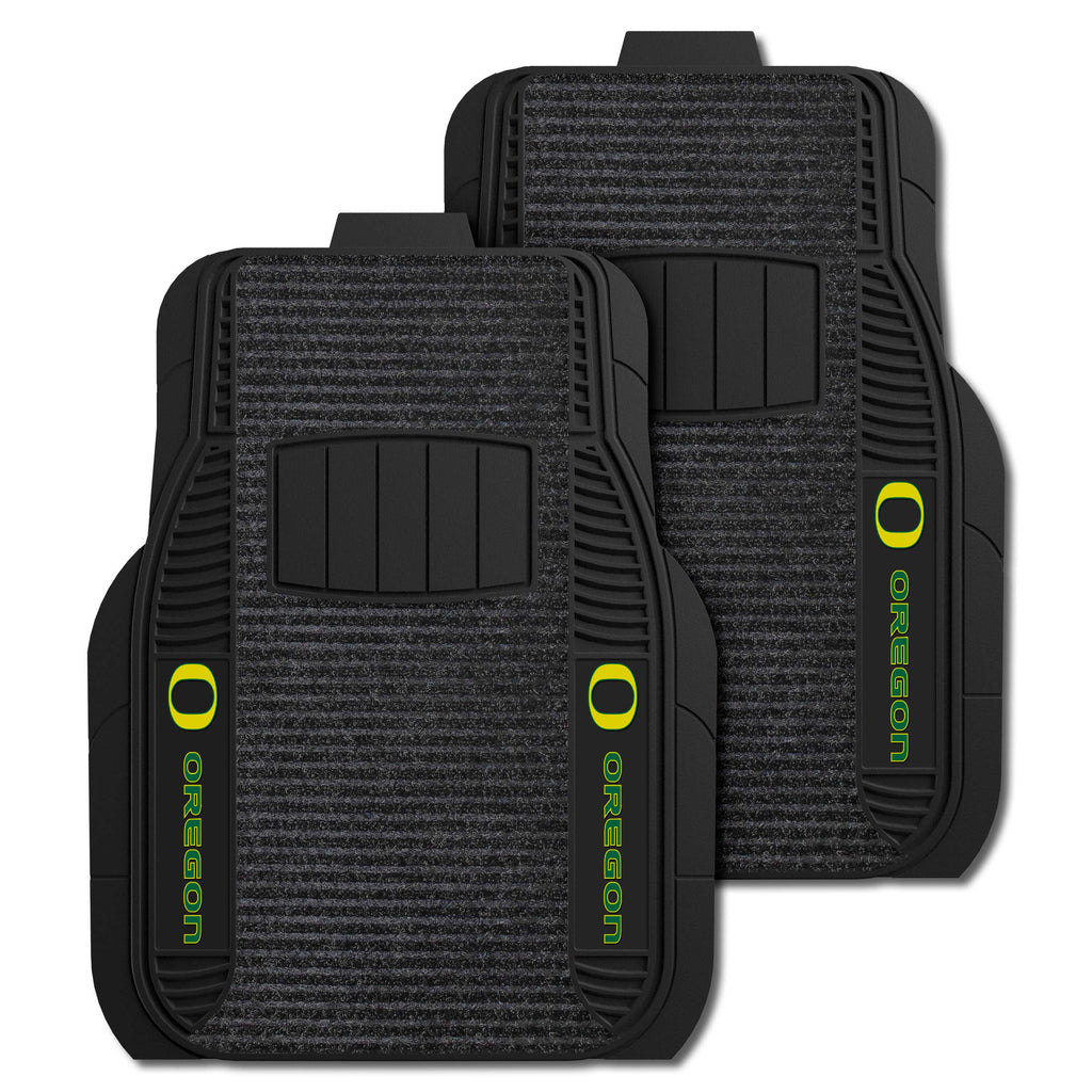 Fanmats - University of Oregon 2-pc Deluxe Car Mat Set 21''x27''