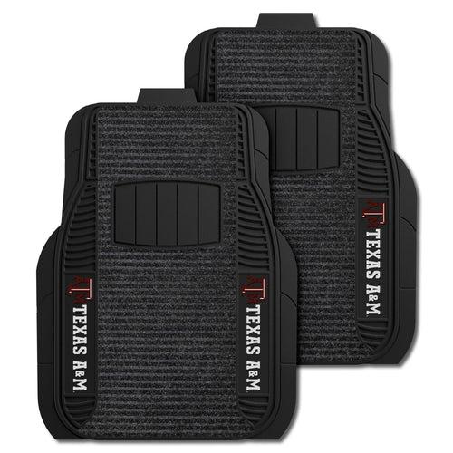 Fanmats - Texas A&M University 2-pc Deluxe Car Mat Set 21''x27''