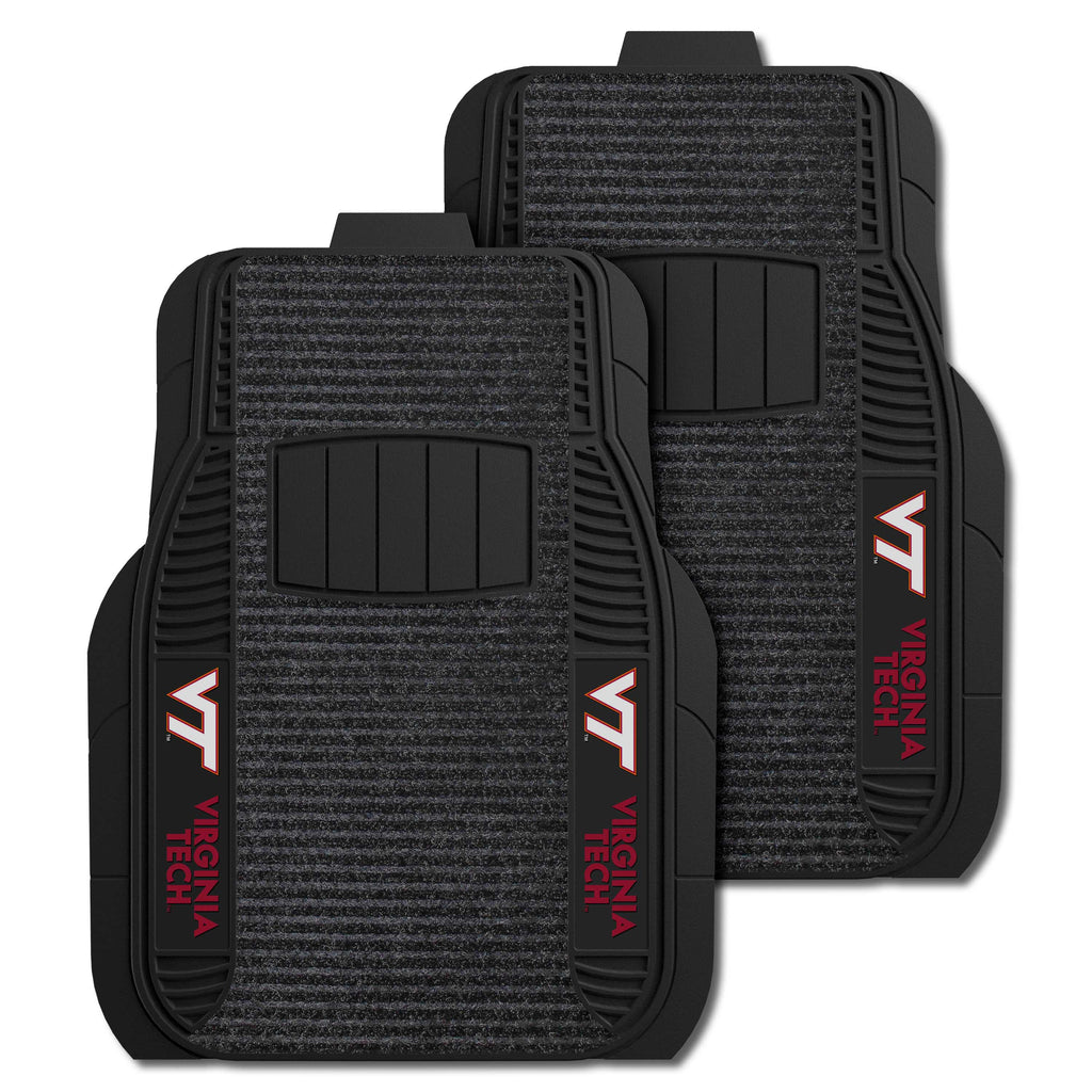 Fanmats - Virginia Tech 2-pc Deluxe Car Mat Set 21''x27''