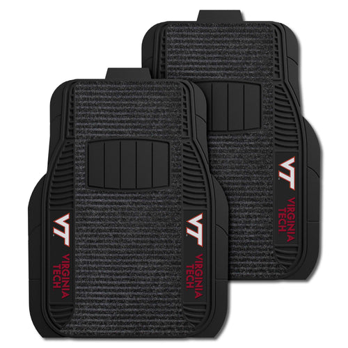 Fanmats - Virginia Tech 2-pc Deluxe Car Mat Set 21''x27''