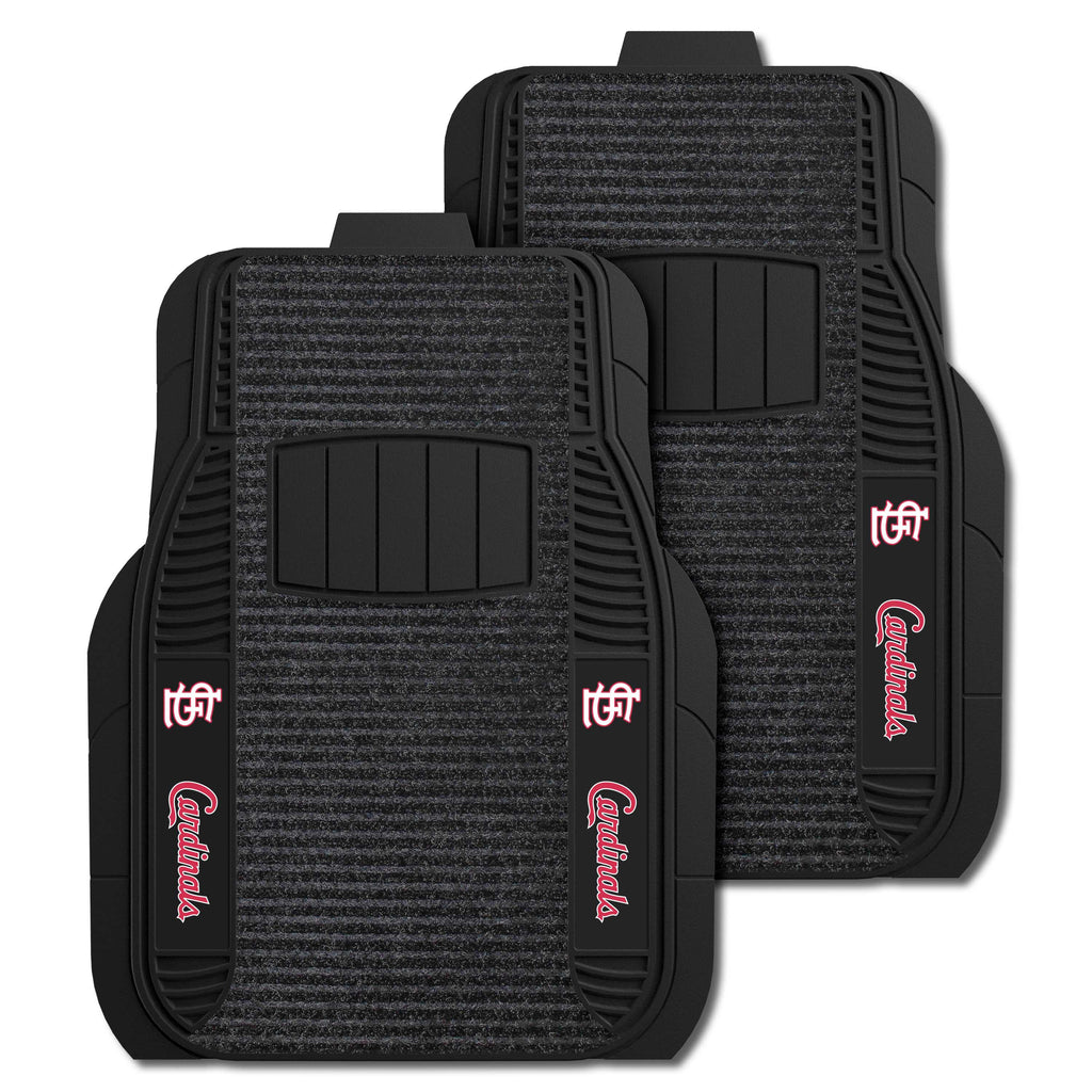 Fanmats - MLB - St. Louis Cardinals 2-pc Deluxe Car Mat Set 21''x27''