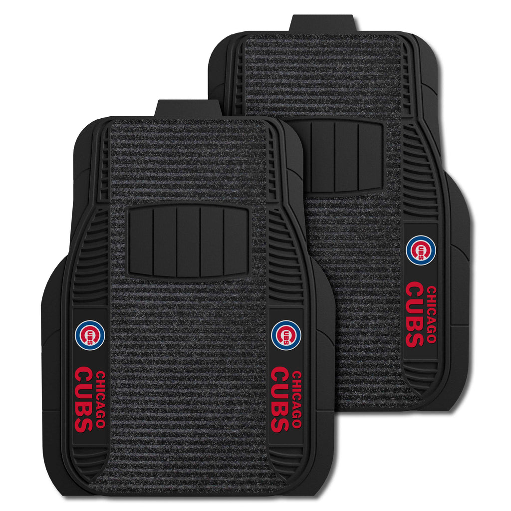 Fanmats - MLB - Chicago Cubs 2-pc Deluxe Car Mat Set 21''x27''