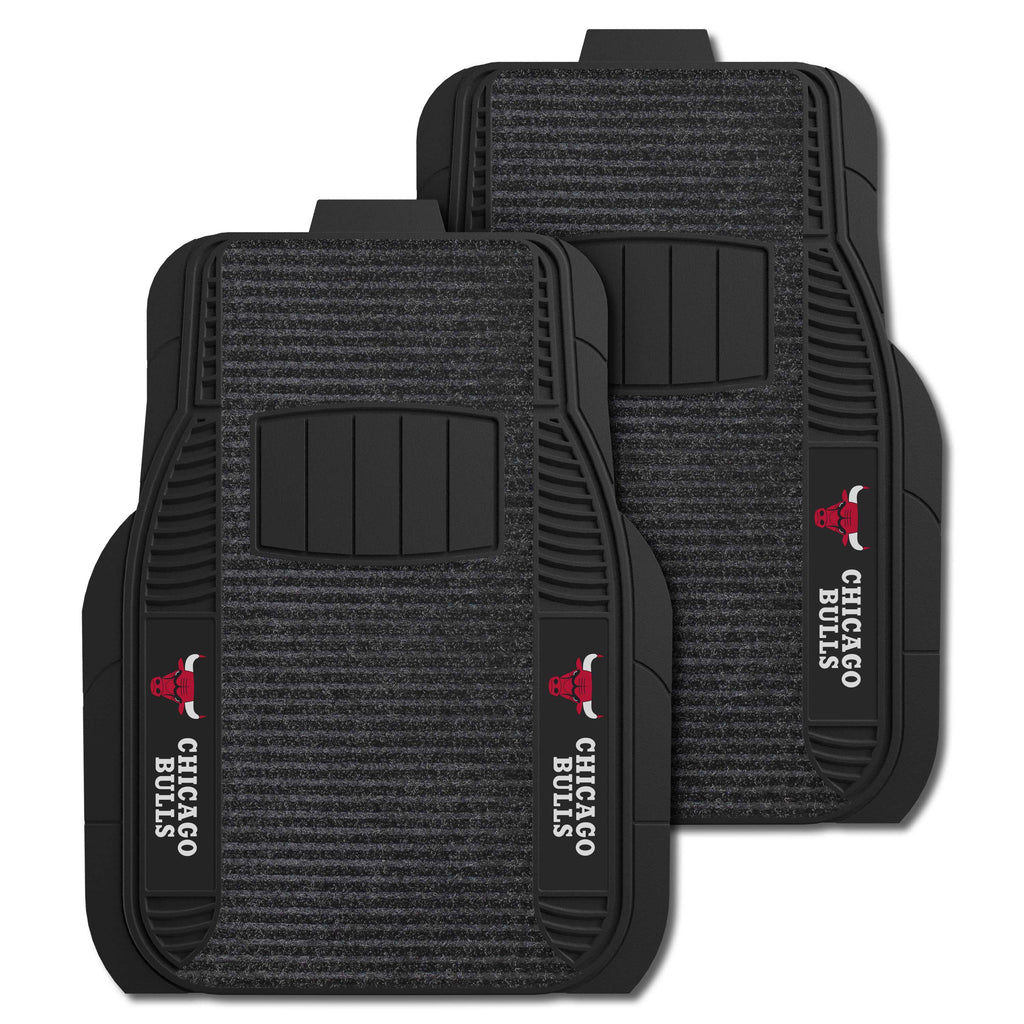 Fanmats - NBA - Chicago Bulls 2-pc Deluxe Car Mat Set 21''x27''