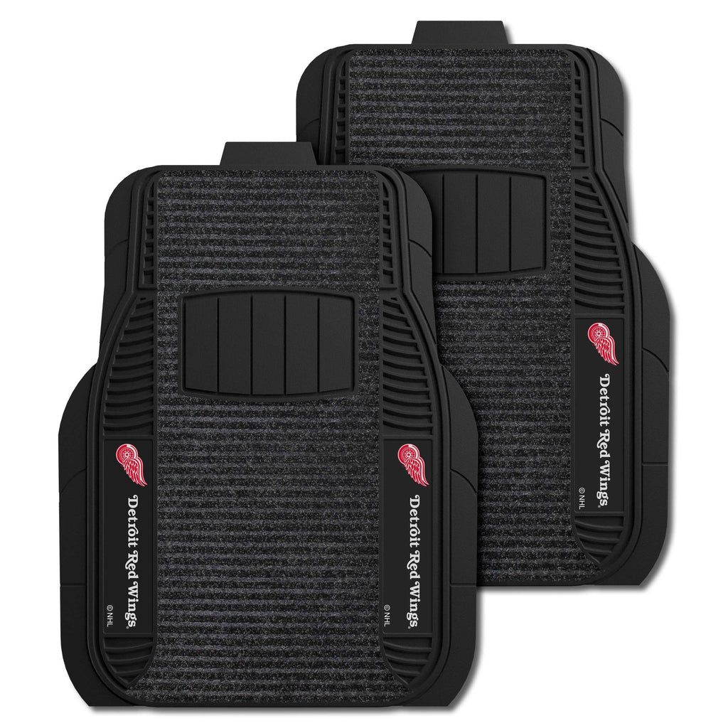 Fanmats - NHL - Detroit Red Wings 2-pc Deluxe Car Mat Set 21''x27''