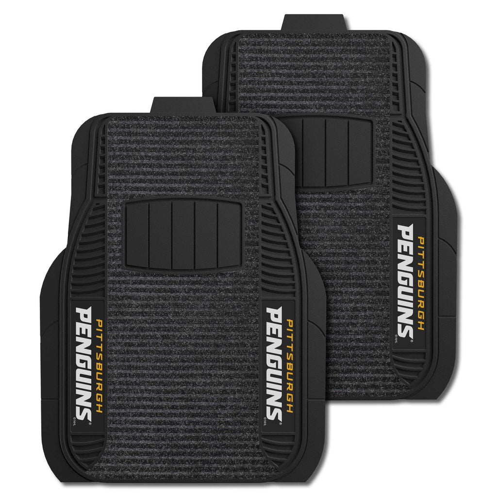 Fanmats - NHL - Pittsburgh Penguins 2-pc Deluxe Car Mat Set 21''x27''