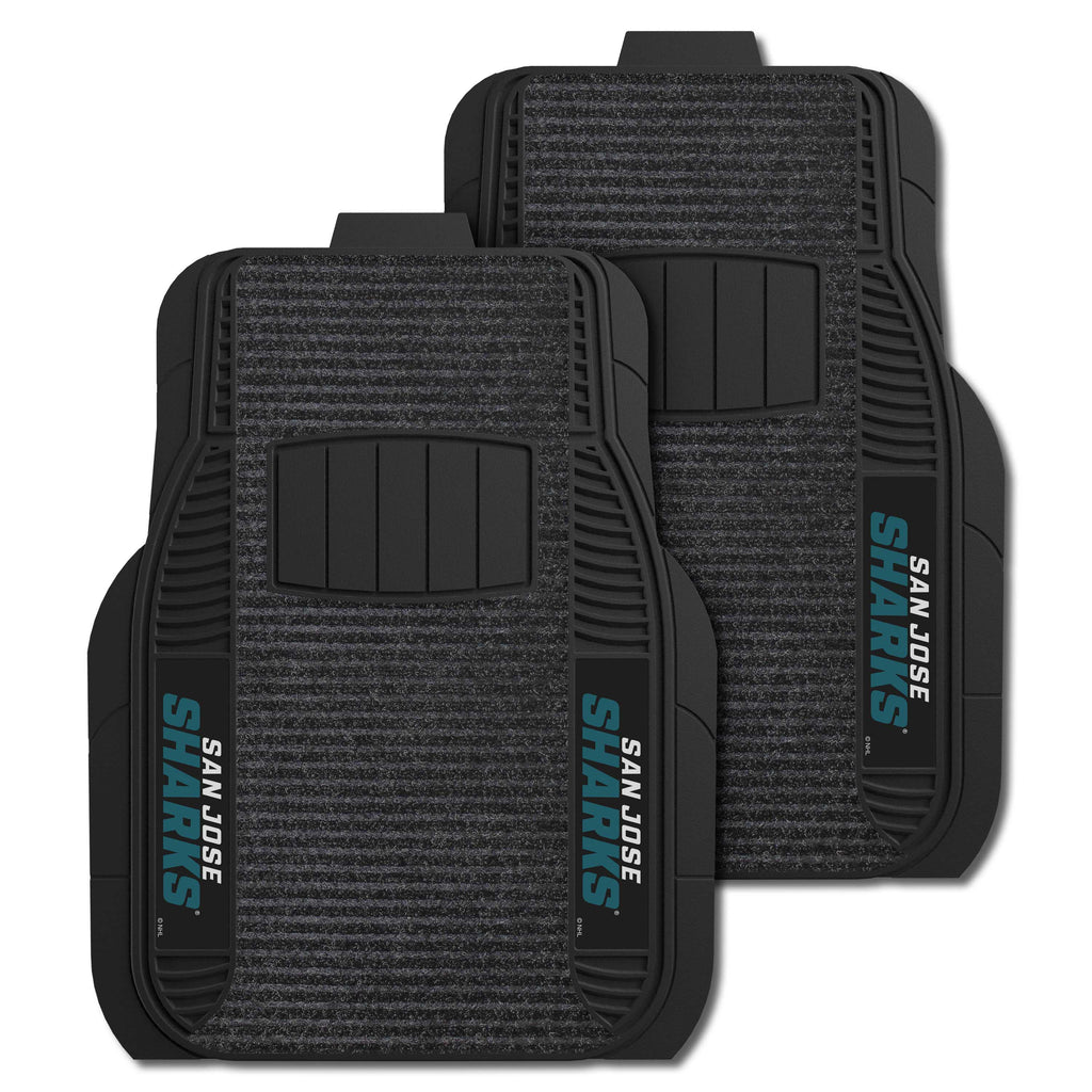 Fanmats - NHL - San Jose Sharks 2-pc Deluxe Car Mat Set 21''x27''