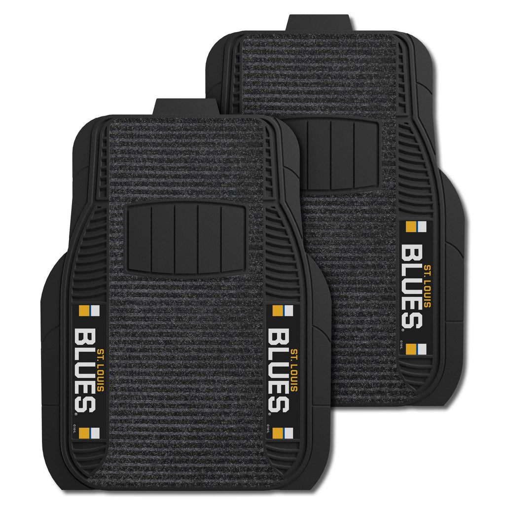 Fanmats - NHL - St. Louis Blues 2-pc Deluxe Car Mat Set 21''x27''