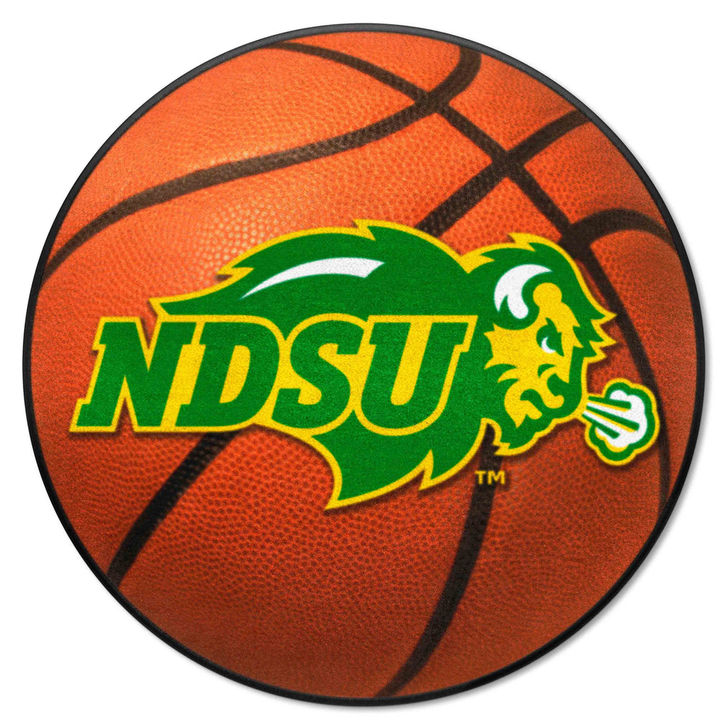 Fanmats - North Dakota State University Basketball Mat 27'' diameter