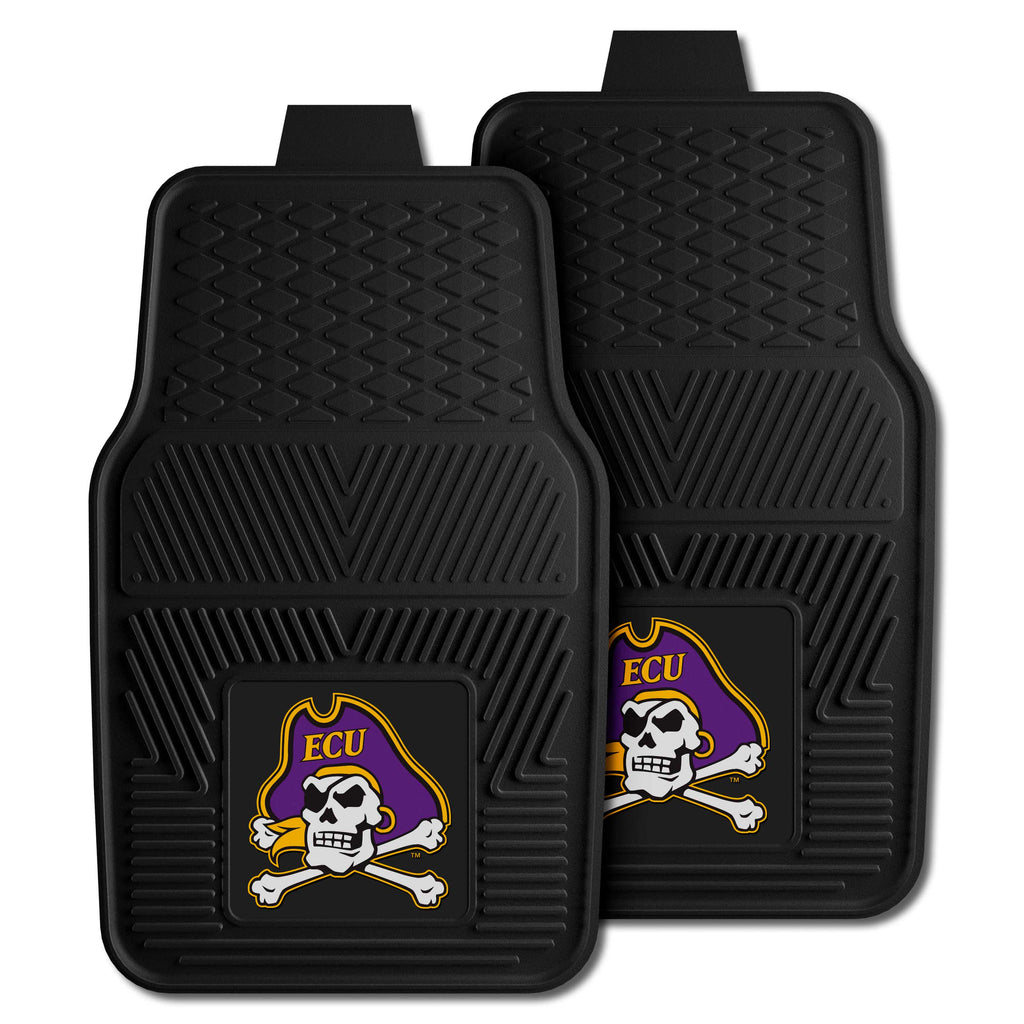 Fanmats - East Carolina University 2-pc Vinyl Car Mat Set 17''x27''