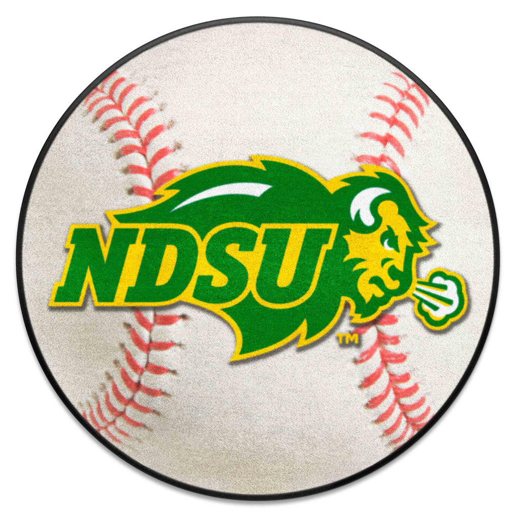 Fanmats - North Dakota State University Baseball Mat 27'' diameter