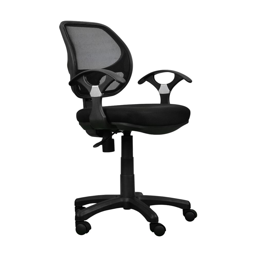 Midback Mesh Task Office Chair. Color: Black - Techni Mobili