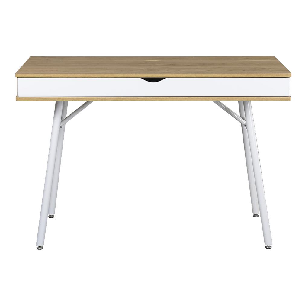 Modern Multi Storage Computer Desk with Storage. Color: Pine - Techni Mobili