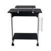 Compact Computer Cart With Storage . Color: Espresso - Techni Mobili
